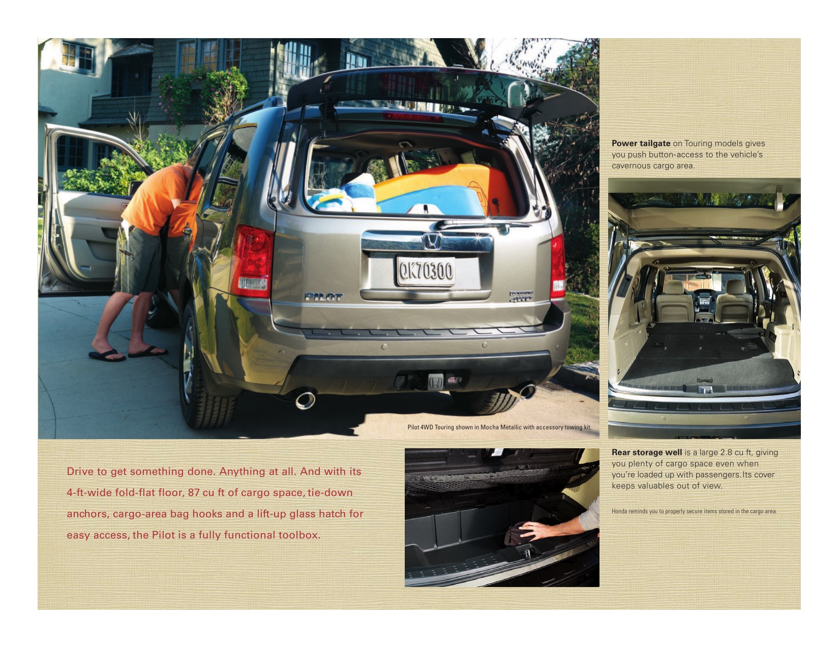 2010 Honda Pilot Brochure Page 3